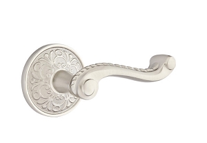 Emtek Rope Lever with Lancaster Rosette