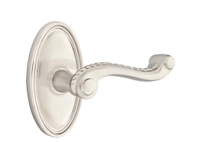 Emtek Rope Lever with Oval Rosette
