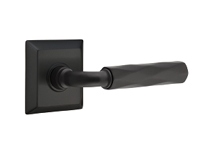 Emtek R-Bar Tribeca Door Lever with Quincy Rosette