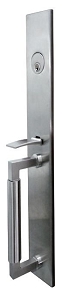 Inox Metropolis Mortise Handleset
