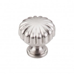 Top Knobs M1318 Melon Knob 1 1/4 Inch Satin Nickel