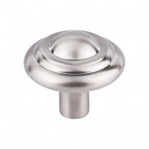 Top Knobs M2035 Aspen II Button Knob 1 3/4 Inch Brushed Satin Nickel