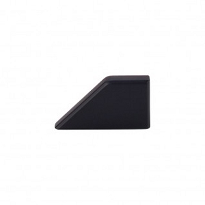 Top Knobs TK13BLK Sanctuary I Tapered Knob 1 Inch CC Flat Black