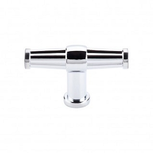 Top Knobs TK194PC Luxor T Handle 2 1/2 Inch Polished Chrome