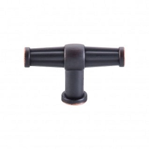 Top Knobs TK194UM Luxor T Handle 2 1/2 Inch Umbrio
