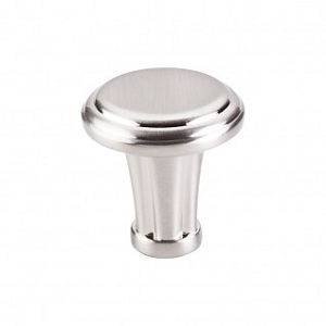 Top Knobs TK196BSN Luxor Knob Large 1 1/4 Inch Brushed Satin Nickel