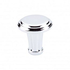 Top Knobs TK196PC Luxor Knob Large 1 1/4 Inch Polished Chrome