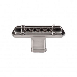 Top Knobs TK204BSN Tower Bridge T Handle 2 5/8 Inch Brushed Satin Nickel