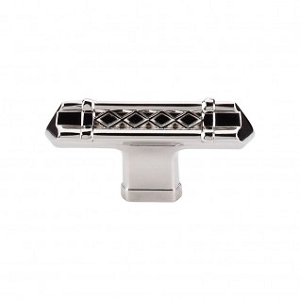 Top Knobs TK204PN Tower Bridge T Handle 2 5/8 Inch Polished Nickel