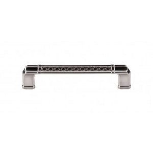 Top Knobs TK206BSN Tower Bridge Pull 5 Inch CC Brushed Satin Nickel