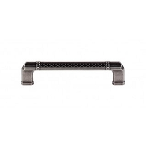 Top Knobs TK206PTA Tower Bridge Pull 5 Inch CC Pewter Antique
