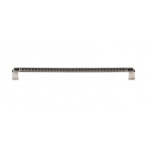 Top Knobs TK207PN Tower Bridge Pull 12 Inch CC Polished Nickel