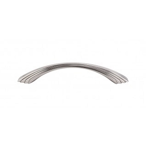 Top Knobs TK213BSN Sydney Flair Pull 5 Inch CC Brushed Satin Nickel