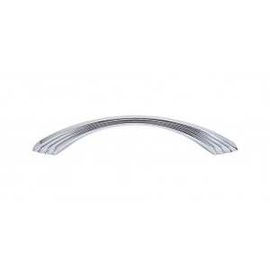Top Knobs TK213PC Sydney Flair Pull 5 Inch CC Polished Chrome
