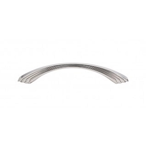 Top Knobs TK213PN Sydney Flair Pull 5 Inch CC Polished Nickel