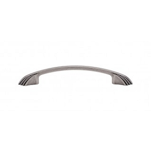 Top Knobs TK216PTA Sydney Thin Pull 5 Inch CC Pewter Antique