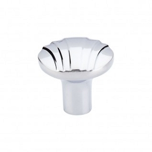 Top Knobs TK221PC Victoria Falls & Sydney Knob 1 1/4 Inch CC Polished Chrome