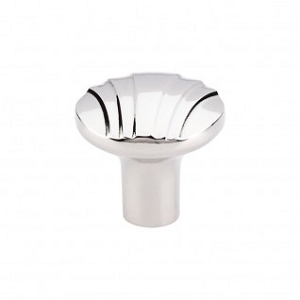Top Knobs TK221PN Victoria Falls & Sydney Knob 1 1/4 Inch CC Polished Nickel