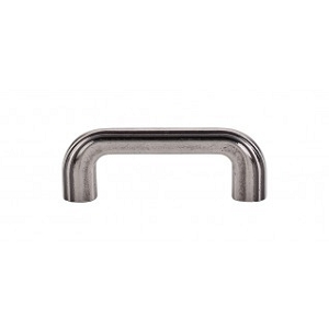 Top Knobs TK222PTA Victoria Falls Pull 3 Inch CC Pewter Antique