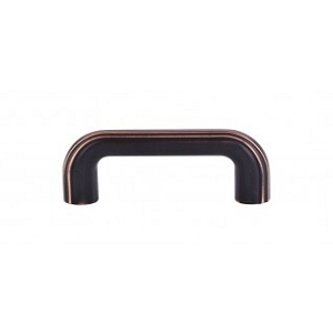 Top Knobs TK222UM Victoria Falls Pull 3 Inch CC Umbrio
