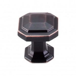 Top Knobs TK286TB Chareau Emerald Knob 1 1/8 Inch CC Tuscan Bronze