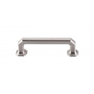 Top Knobs TK287BSN Chareau Emerald Pull 3 3/4 Inch CC Brushed Satin Nickel