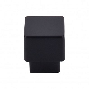 Top Knobs TK32BLK Sanctuary I Tapered Knob 1 Inch Flat Black