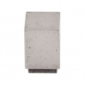 Top Knobs TK33PTA Sanctuary I Linear Square Knob 3/4 Inch Pewter Antique