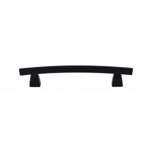 Top Knobs TK4BLK Sanctuary I Arched Pull 5 CC Inch Flat Black