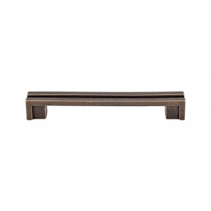 Top Knobs TK56GBZ Sanctuary I Flat Rail Pull 5 Inch CC German Bronze