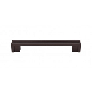 Top Knobs TK56ORB Sanctuary I Flat Rail Pull 5 Inch CC Oil Rubbed Bronze