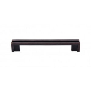 Top Knobs TK56TB Sanctuary I Flat Rail Pull 5 Inch CC Tuscan Bronze