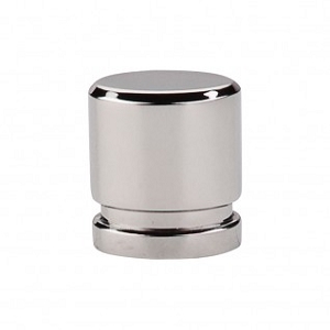 Top Knobs TK57PN Sanctuary I Oval Knob Small 1 Inch Polished Nickel