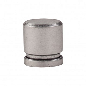 Top Knobs TK57PTA Sanctuary I Oval Knob Small 1 Inch Pewter Antique
