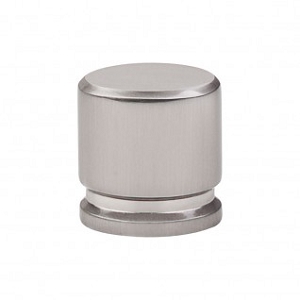 Top Knobs TK59BSN Sanctuary I Oval Knob Medium 1 1/8 Inch Brushed Satin Nickel