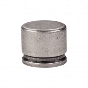Top Knobs TK61PTA Sanctuary I Oval Knob Large 1 3/8 Inch Pewter Antique