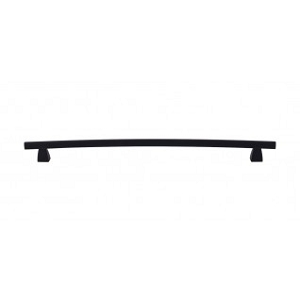 Top Knobs TK6BLK Sanctuary I Arched Pull 12 CC Inch Flat Black