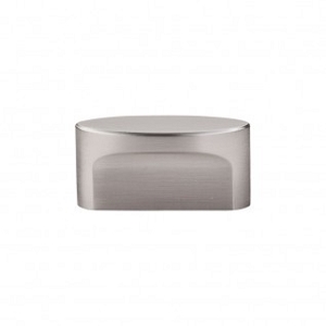 Top Knobs TK74BSN Sanctuary I Oval Slot Knob Medium 1 1/2 Inch CC Brushed Satin Nickel
