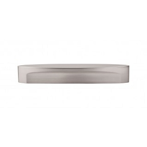 Top Knobs TK75BSN Sanctuary I Oval Slot Pull 5 Inch CC Brushed Satin Nickel