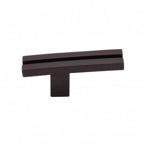 Top Knobs TK82ORB Sanctuary I Inset Rail knob 2 5/8 Inch CC Oil Rubbed Bronze
