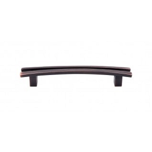 Top Knobs TK86TB Sanctuary I Flared Pull 5 Inch CC Tuscan Bronze