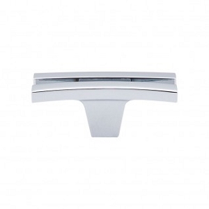 Top Knobs TK87PC Sanctuary I Flared Knob 2 5/8 Inch Polished Chrome