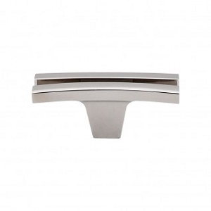 Top Knobs TK87PN Sanctuary I Flared Knob 2 5/8 Inch Polished Nickel