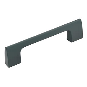 Amerock Riva 3-3/4 Inch cc Cabinet Pull Matte Black 