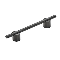 Amerock Transcendent 5-1/16 Inch cc Cabinet Pull Matte Black