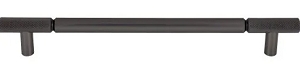 Top Knobs TK3246AG Prestwick Appliance Pull 12 Inch CC Ash Gray