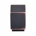 Top Knobs TK33TB Sanctuary I Linear Square Knob 3/4 Inch Tuscan Bronze