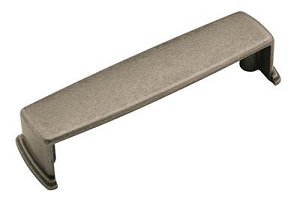 Amerock Kane 3-3/4 Inch cc Cup Pull Weathered Nickel