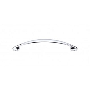 Top Knobs M388 Nouveau Mandal Pull 5 1/16 Inch CC Polished Chrome