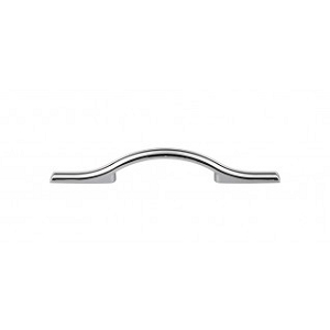 Top Knobs TK753PC Somerdale 3 3/4 inch CC Pull Polished Chrome